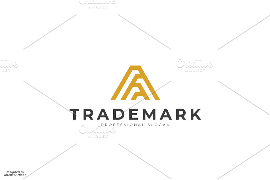 Architect - Letter A Logo in Logo Templates - product preview 8