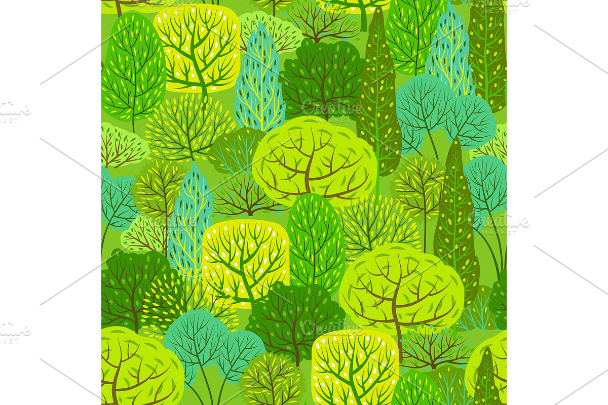 Spring or summer seamless pattern in Patterns - product preview 8