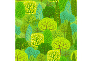 Spring or summer seamless pattern