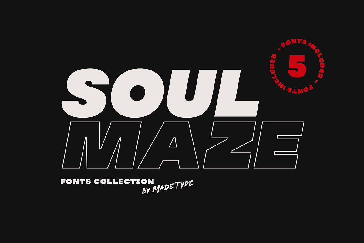 MADE Soulmaze | 40% Off in Professional Fonts - product preview 8