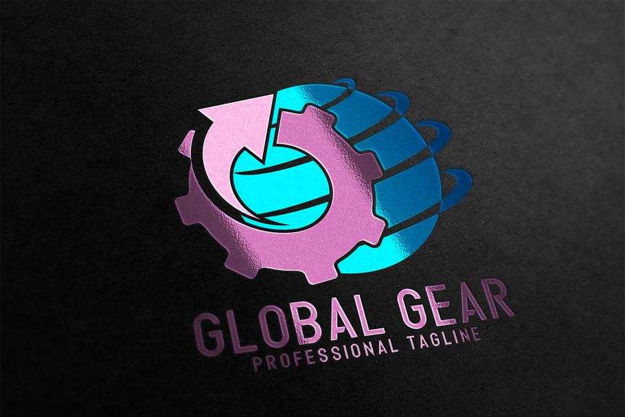 Global Gear Logo in Logo Templates - product preview 8