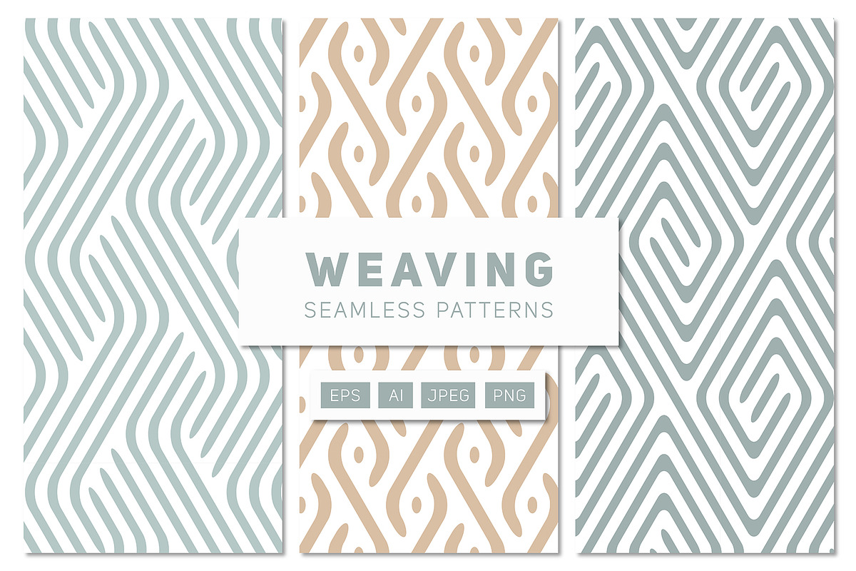 Weaved Seamless Patterns Set in Patterns - product preview 8