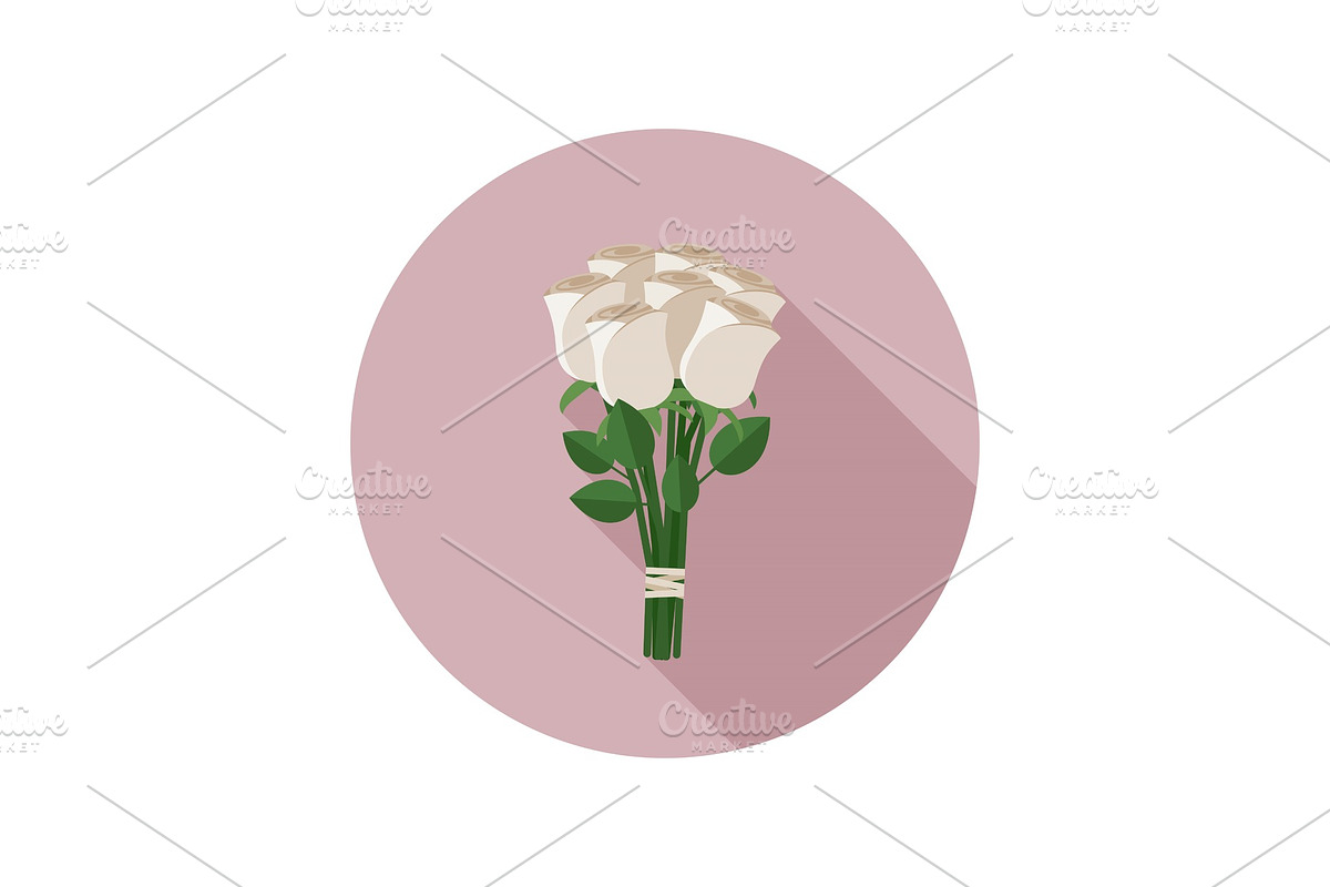 Bouquet of roses in Illustrations - product preview 8