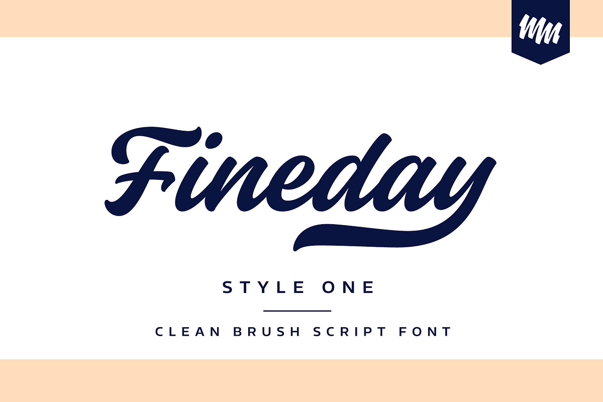 Fineday - Style One in Script Fonts - product preview 8
