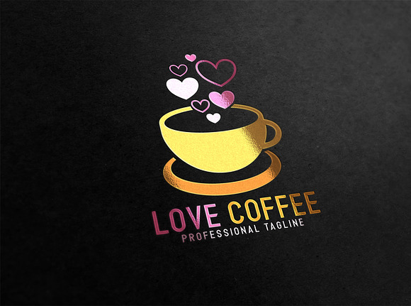 Love Coffee Logo in Logo Templates - product preview 1