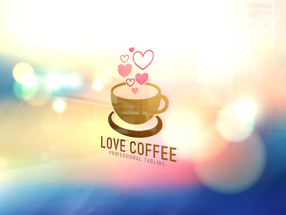 Love Coffee Logo in Logo Templates - product preview 3