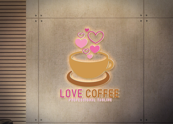 Love Coffee Logo in Logo Templates - product preview 5