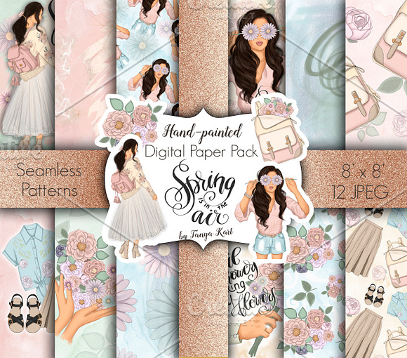 Spring Is In The Air Collection in Illustrations - product preview 1