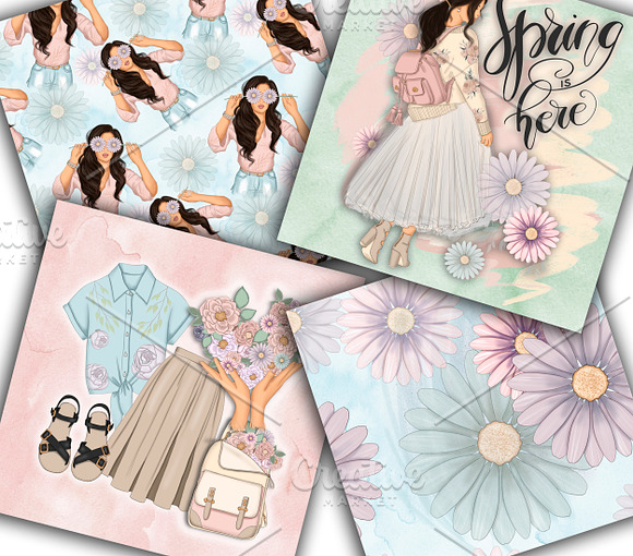Spring Is In The Air Collection in Illustrations - product preview 5