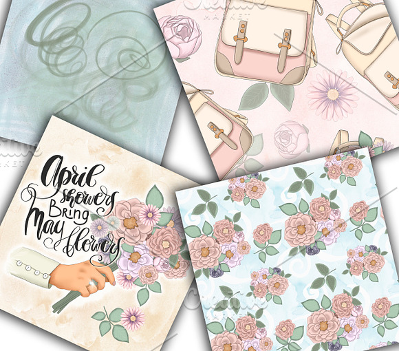 Spring Is In The Air Collection in Illustrations - product preview 9