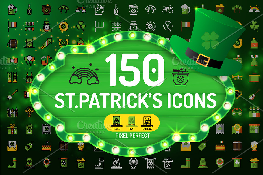 St.Patrick's Day Icons