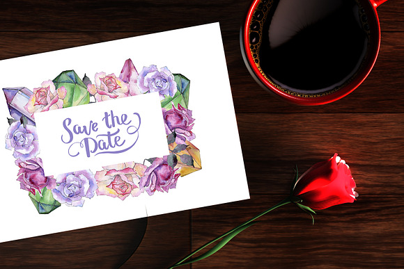 Pink Roses Watercolor png in Illustrations - product preview 1