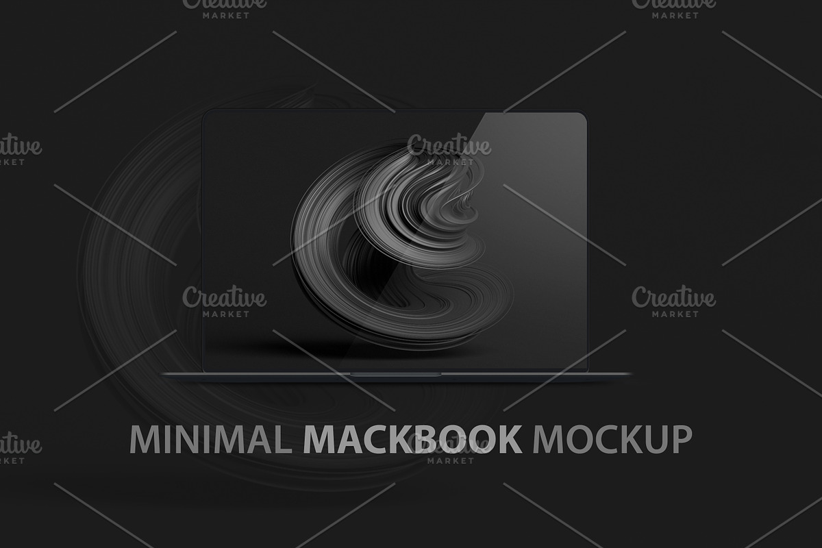 2019 Minimal Mackbook Mockup in Product Mockups - product preview 8
