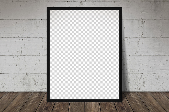 Rustic 11 x 14 frame mockup in Print Mockups - product preview 1