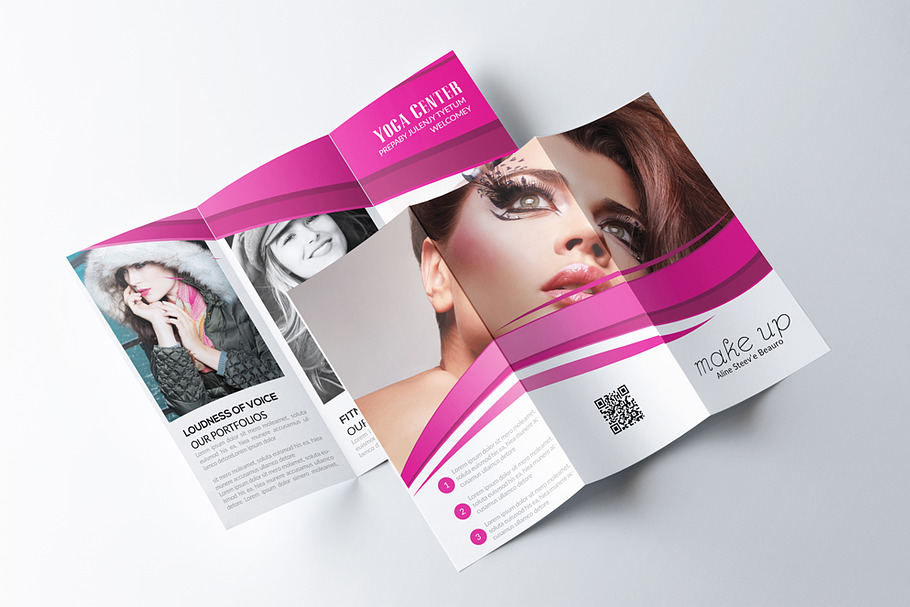 Fashion Trifold Brochure Template in Brochure Templates - product preview 8