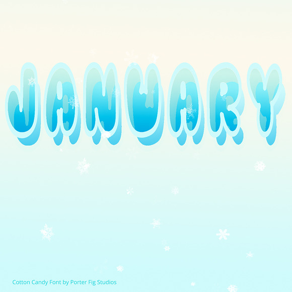 Fun Bubble Display Font Cotton Candy in Display Fonts - product preview 3