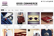 Grid Commerce - Woocommerce  Theme