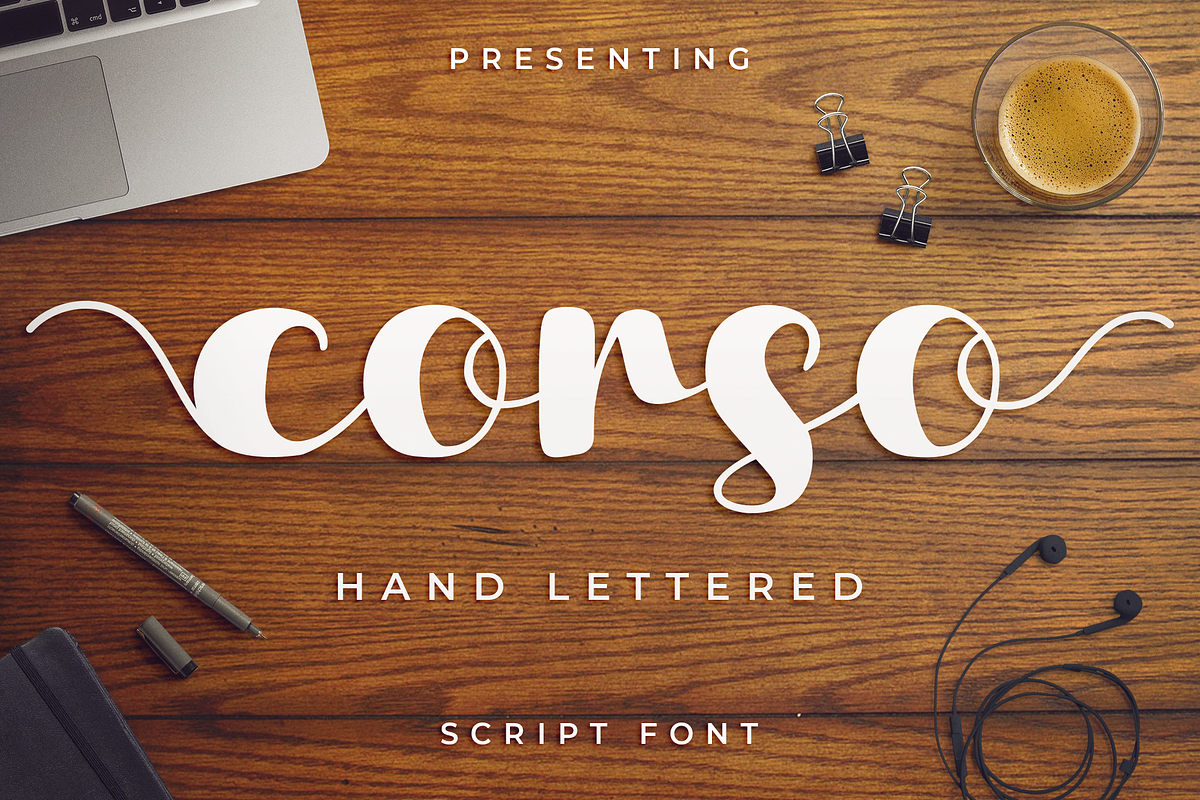 Corso Script Font in Script Fonts - product preview 8