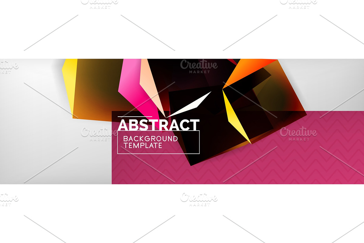 Dark color geometric abstract in Illustrations - product preview 8