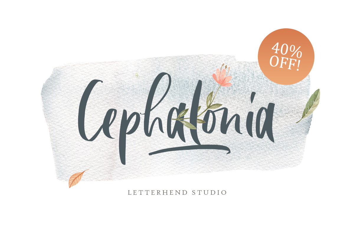 Cephalonia Font (40% OFF!) in Script Fonts - product preview 8