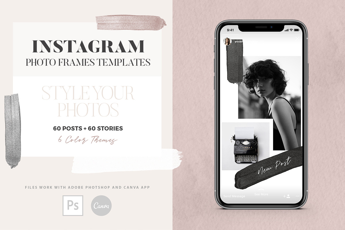 Instagram Photo Frames Templates in Instagram Templates - product preview 8