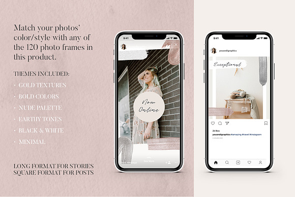 Instagram Photo Frames Templates in Instagram Templates - product preview 1
