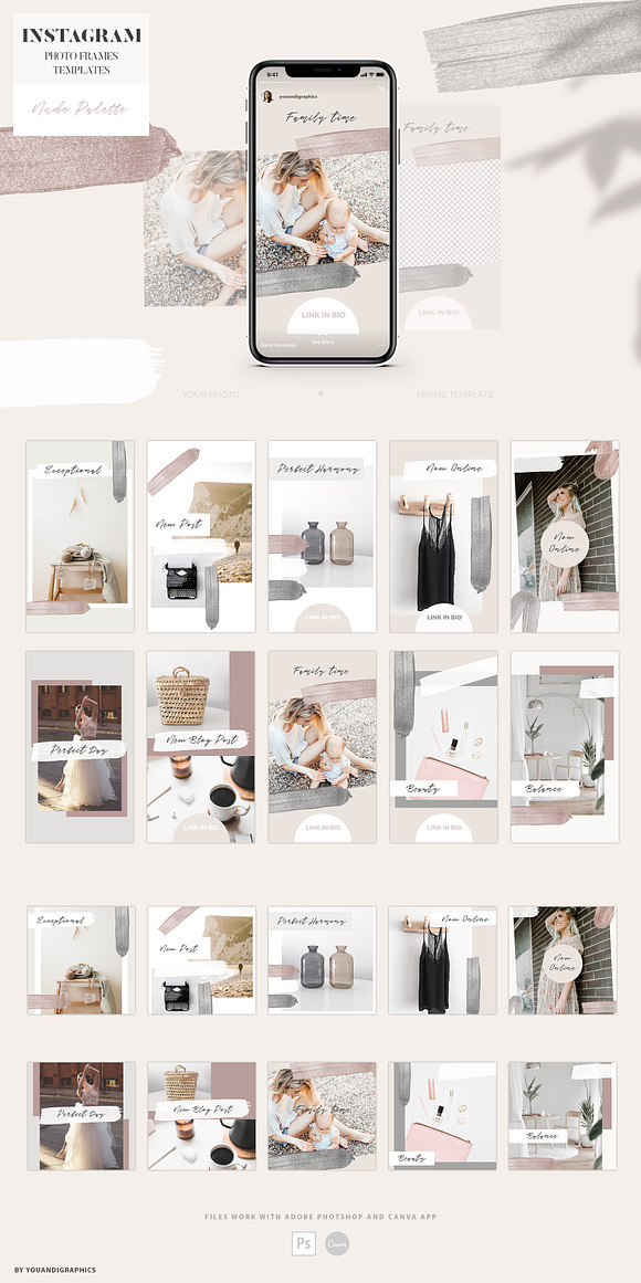 Instagram Photo Frames Templates in Instagram Templates - product preview 9
