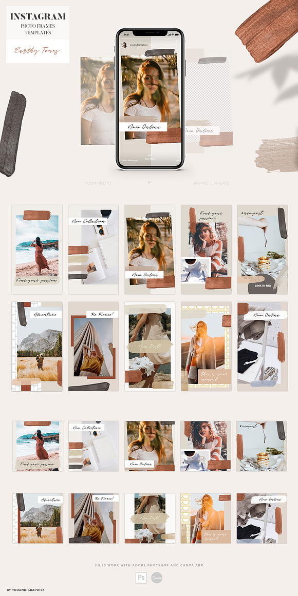 Instagram Photo Frames Templates in Instagram Templates - product preview 12