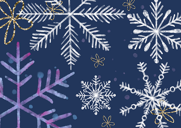 Snowflakes in Objects - product preview 6