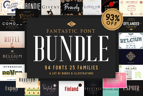 FANTASTIC Font Bundle (93% OFF) in Serif Fonts - product preview 20