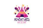 Adventures, lets go logo design