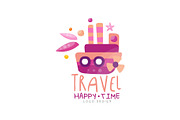 Adventure, happy time logo design