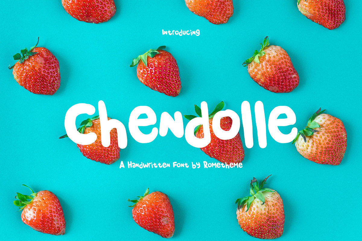 Chendolle - Fun Handwritten Font in Fun Fonts - product preview 8