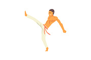 Young Man Fighting, Capoeira