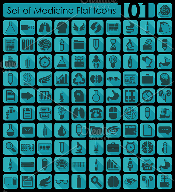 Medicine: 600+ icons. 9 infographic in Infographic Icons - product preview 3