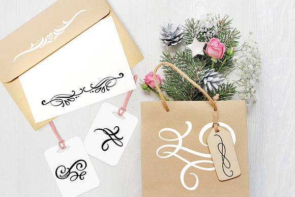 Vector flourish dividers SVG in Objects - product preview 5