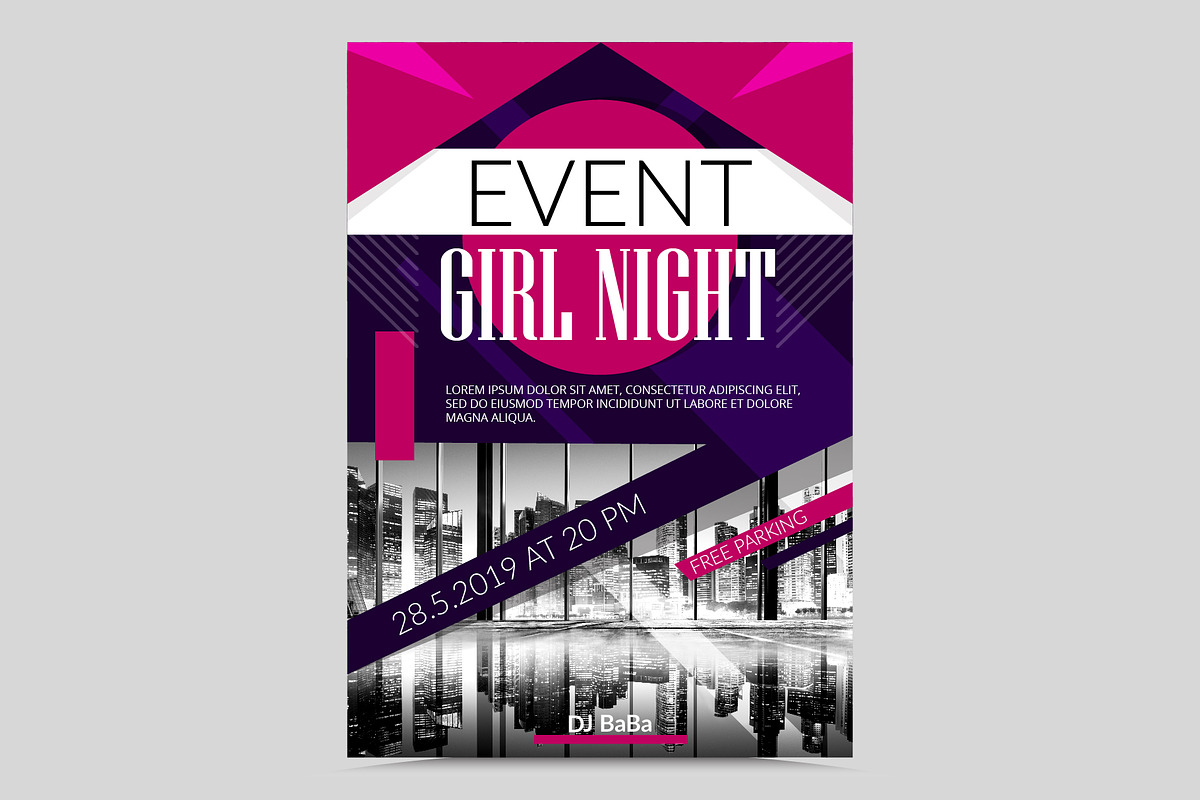 Party Flayer   in Flyer Templates - product preview 8