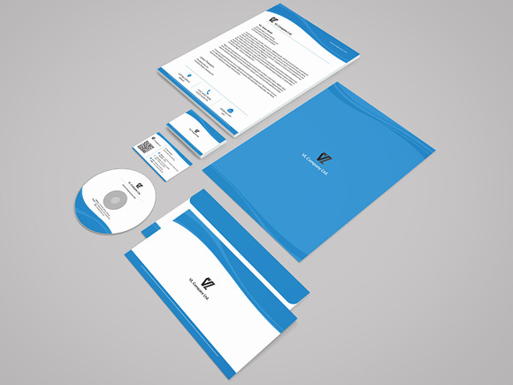 Clean Corporate Identity-V01 in Stationery Templates - product preview 2