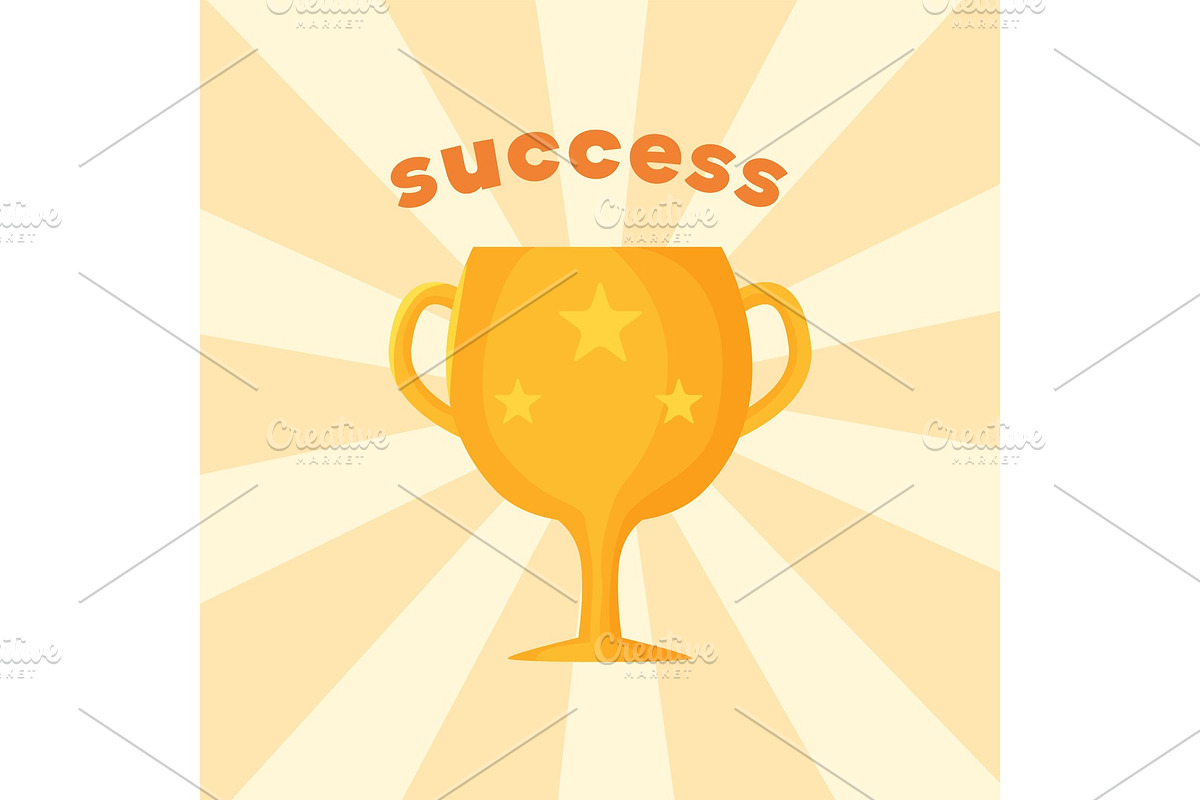 Success Template of Prize Vector in Objects - product preview 8