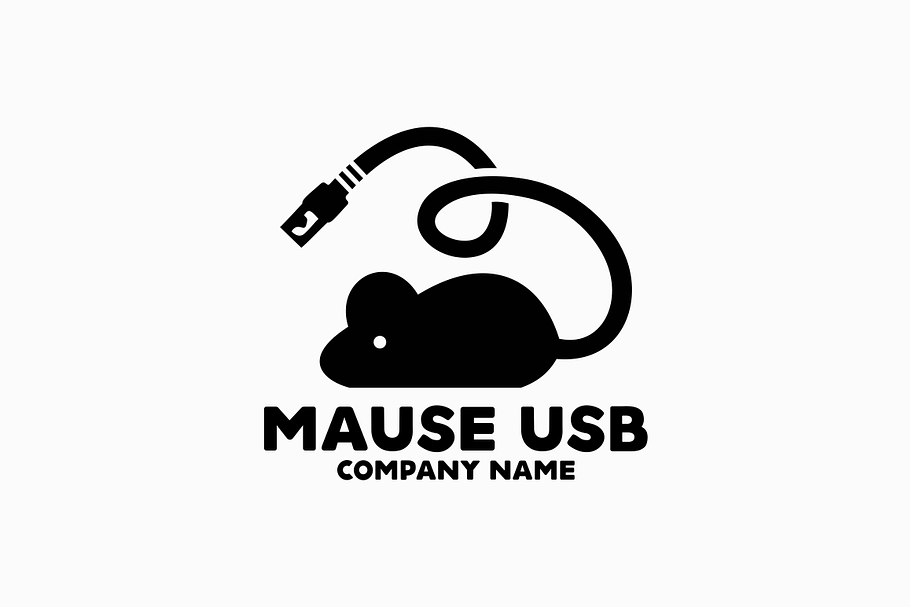 USB Mouse Logo in Logo Templates - product preview 8