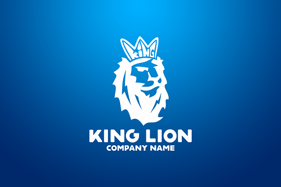 King Lion Logo in Logo Templates - product preview 2