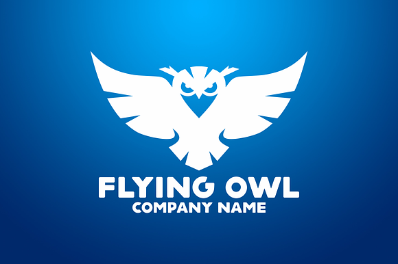 Flying Owl Logo in Logo Templates - product preview 2