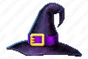 Witches Hat 8 Bit Arcade Video Game