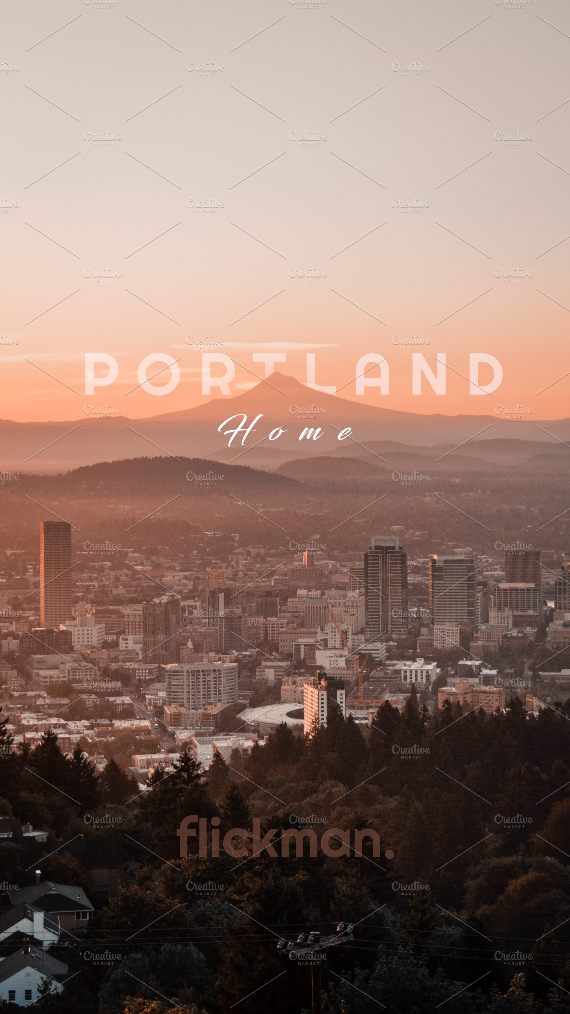 Portland, Oregon iPhone Wallpaper