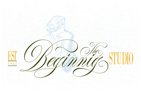 The Duality ✨ in Script Fonts - product preview 1