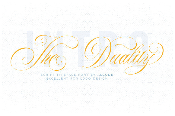 The Duality ✨ in Script Fonts - product preview 6