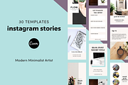 Canva Instagram Stories for Artists