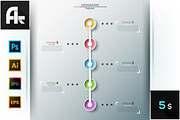 Modern Infographics Timeline