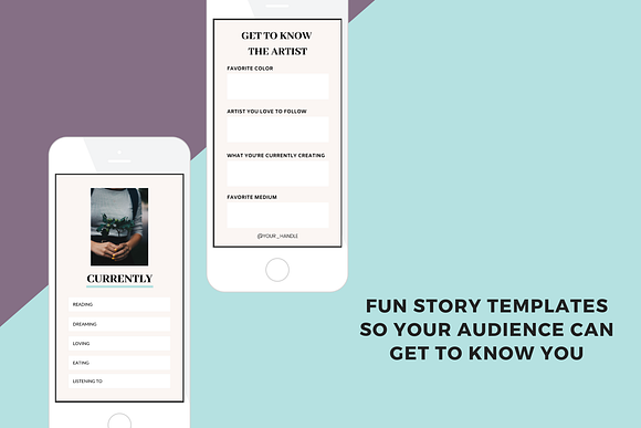 Canva Instagram Stories for Artists in Instagram Templates - product preview 2
