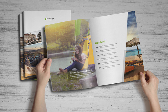 Holiday Travel Brochure Design v4 in Brochure Templates - product preview 1